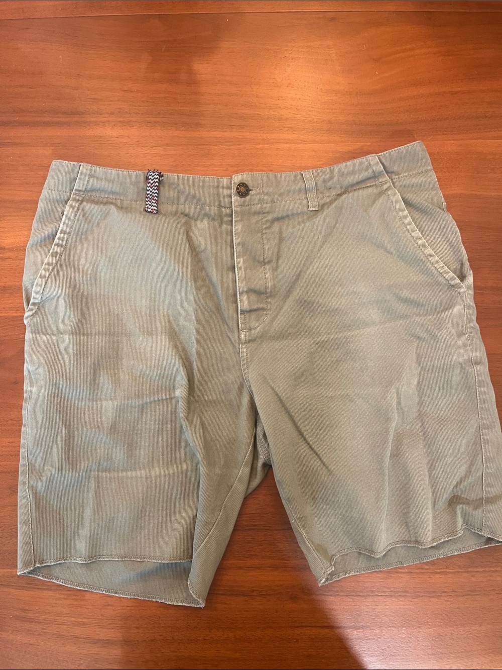 Katin Hand Crafted Men's Gray Shorts Size Men’s 32 100% Cotton Gently loved